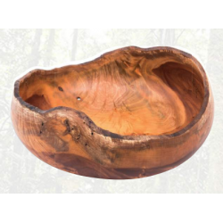 Bowl em madeira Breu Vermelho